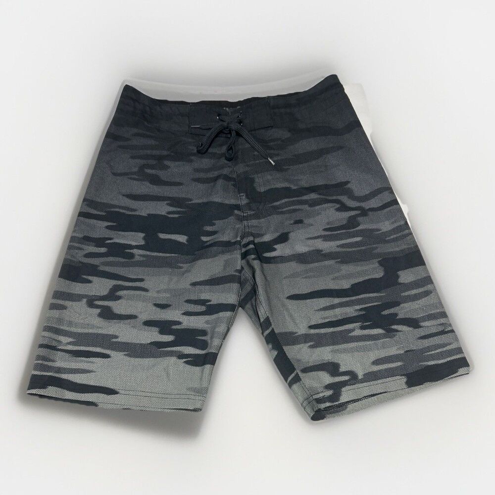 Old Navy Men's Size 28 / XS Gray Camouflage Canvas Chino Shorts Casual